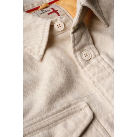 NEW RELWEN utility workshirt in bone canvas - Picture 2 of 2